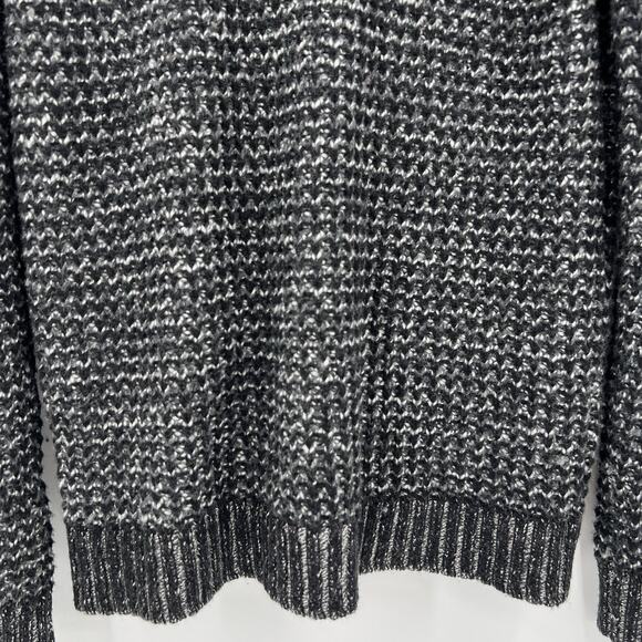 Rag & Bone Neiman Marcus Target Cardigan Sweater Black Gray Wool Size‎ Large - Picture 9 of 11